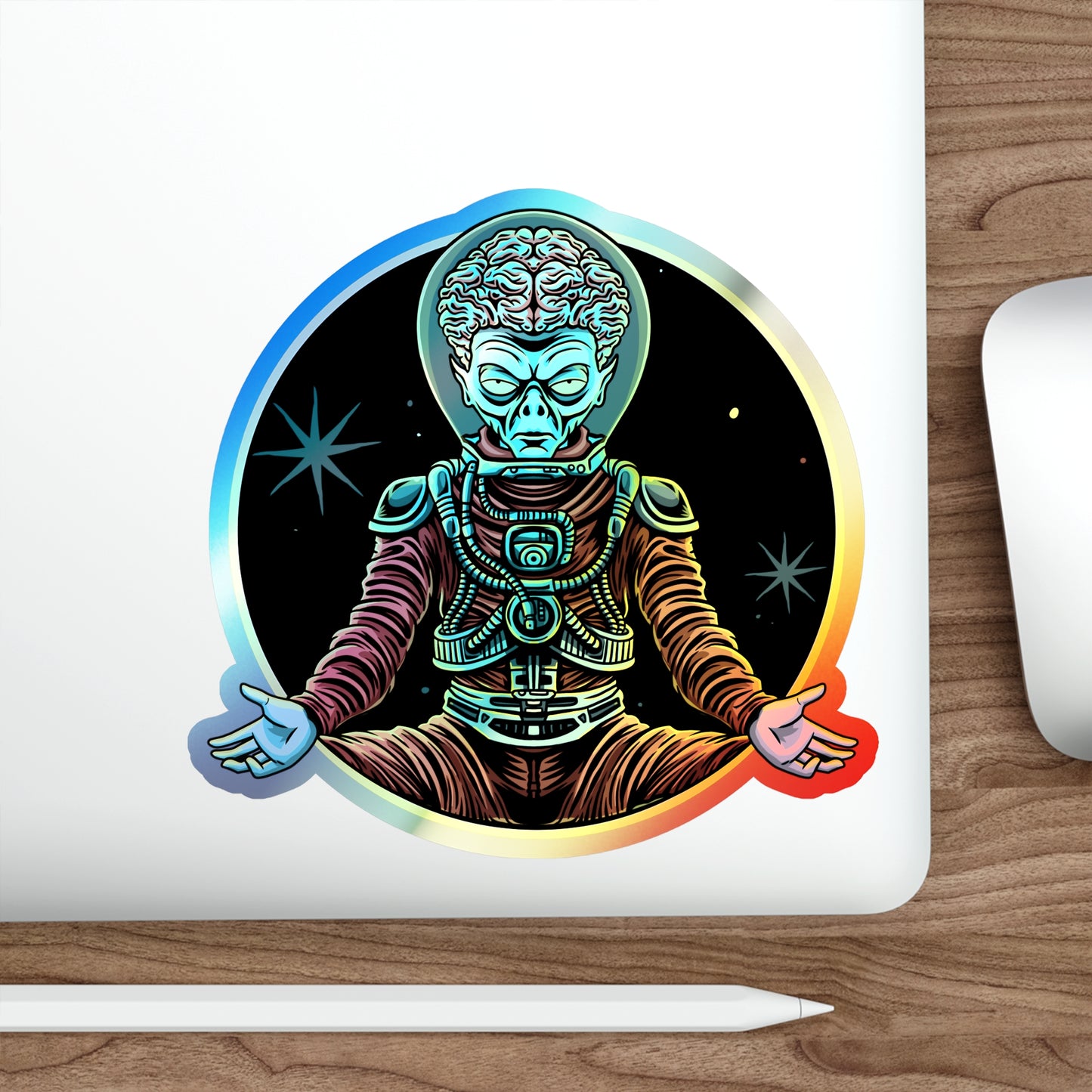 Derpbranian Holographic Die-cut Stickers