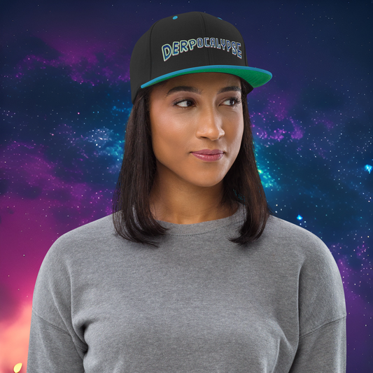 Derpocalypse Embroidered Snapback Hat